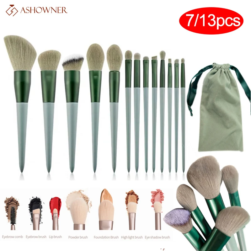 

7/13Pcs Makeup Brushes Set Eye Shadow Foundation Powder Eyeshadow beauty Cosmetict Blending Makeup for Face Make Up Brush Tools