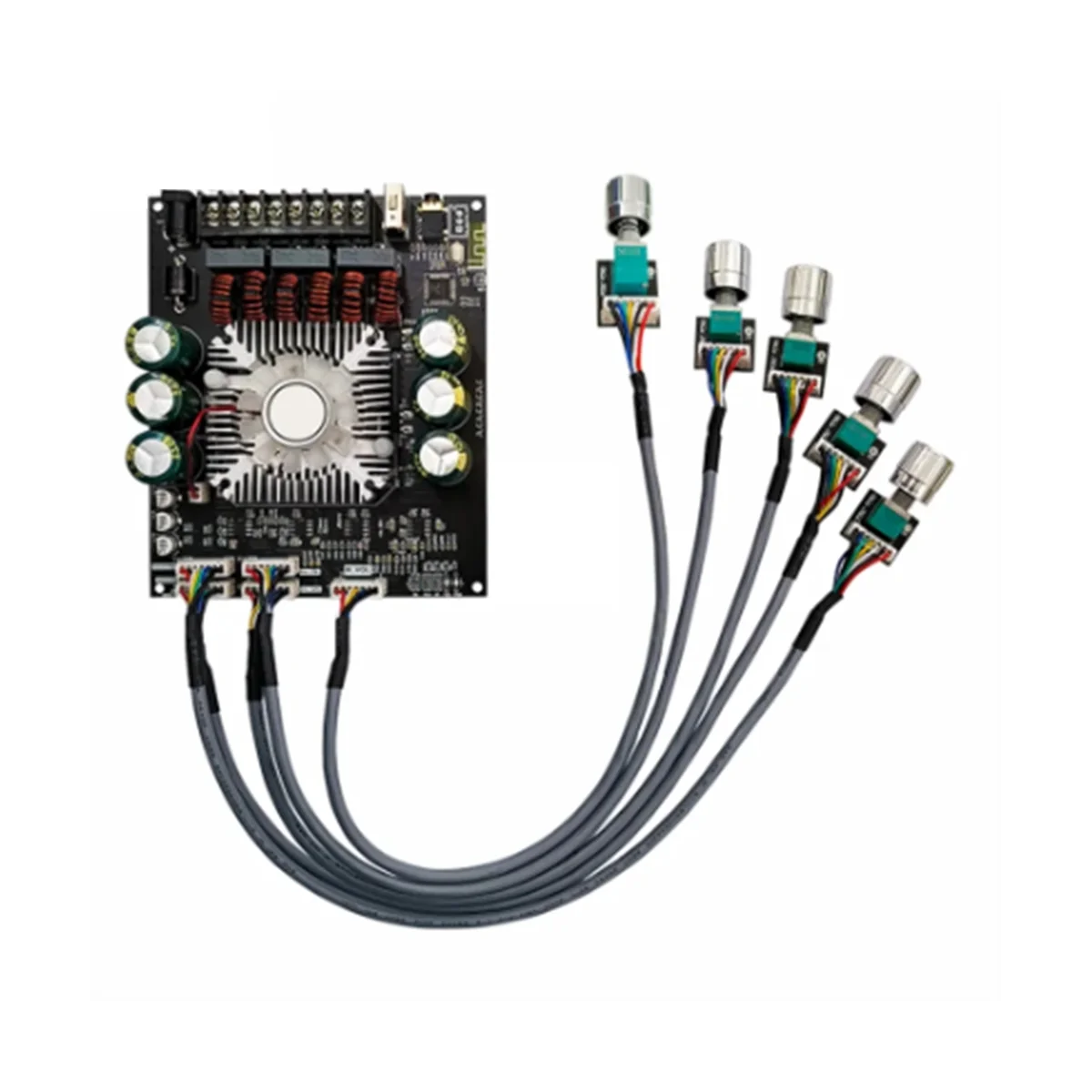ZK-HT22 свинцовый модуль усилителя мощности Bluetooth 2 1 каналов тональный сабвуфер