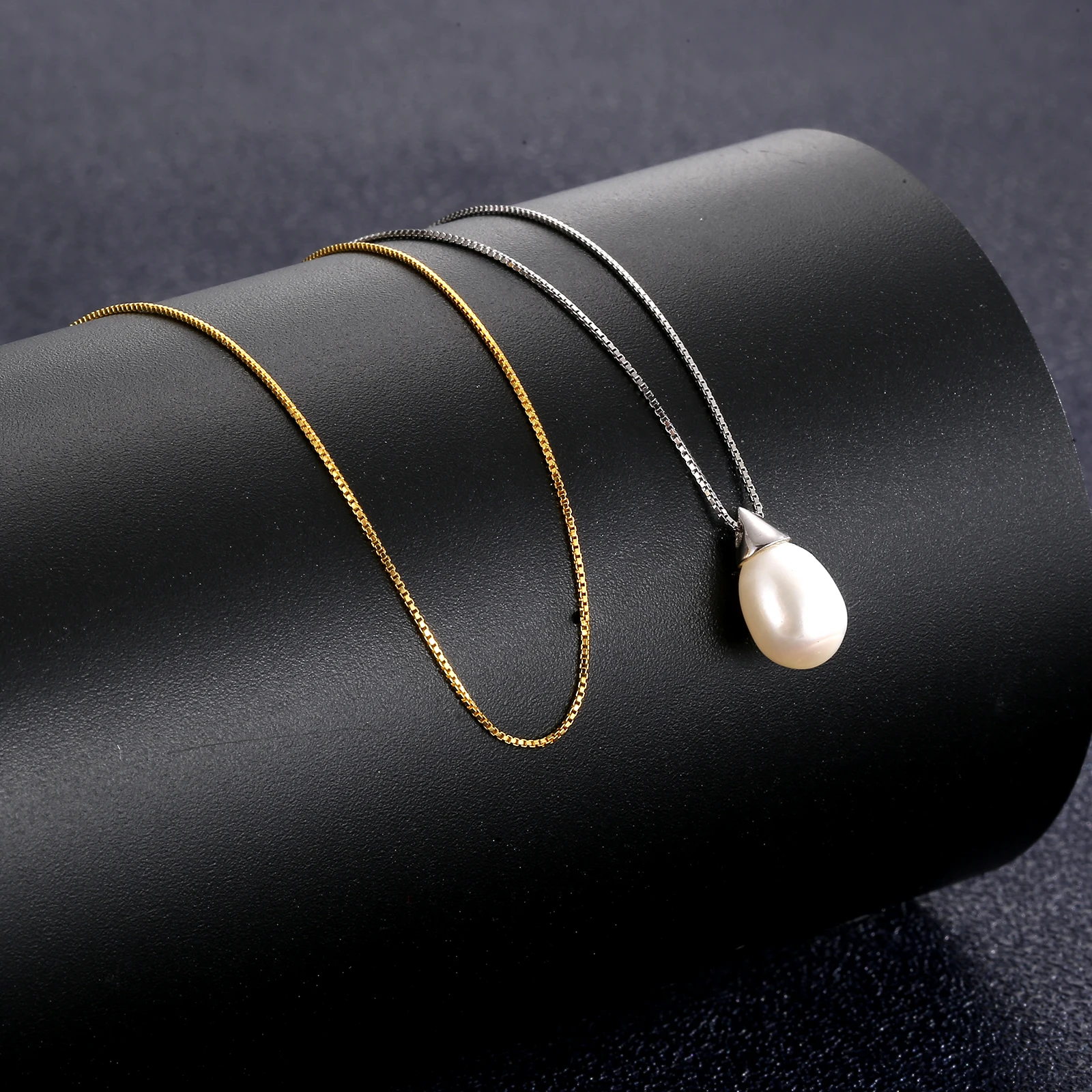 

HOYON 14K Gold Chain Natural Freshwater Pearl Pendant for Women 925 Sterling Silver Necklaces Original Design Jewelry Gifts