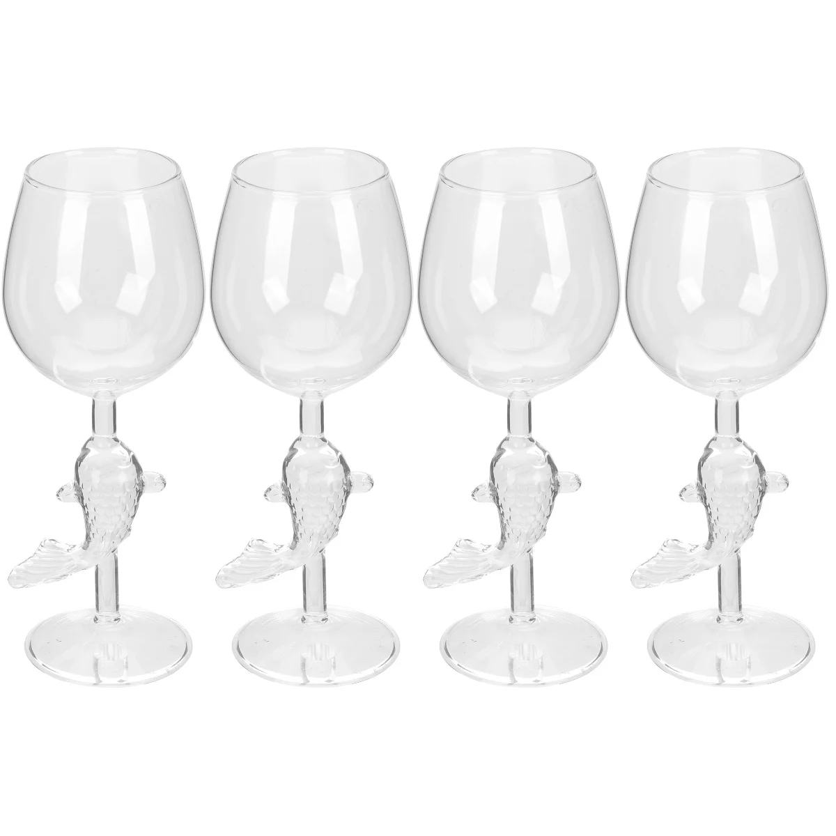 

4x Multi-use Premium Design Goblets For Party Multi-use Cocktail Cup Multi-use Cup Red Glasses for Party