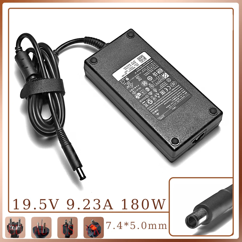 19.5V 9.23A 180W laptop charger power adapter for Dell Alienware 13 R3 14 R1 15 R3 G3 15-3579 17 3779 P72F001 G5 15-5587 G7