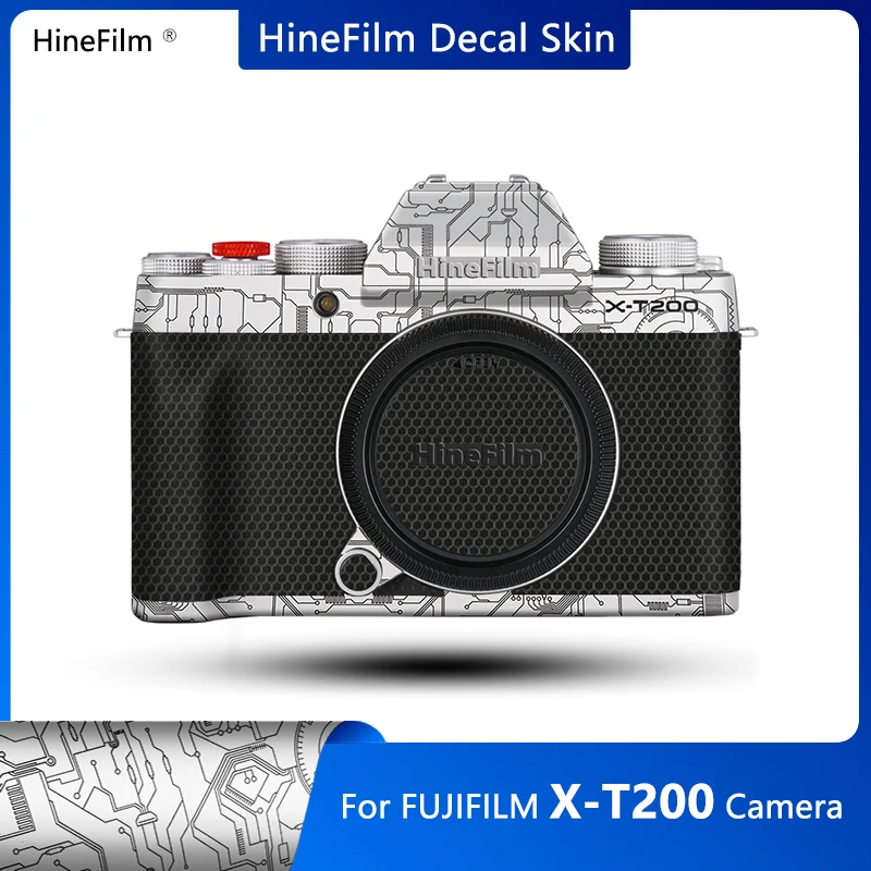 Фото Hinefilm Skin для камеры Fujifilm X-T200, наклейка против царапин, защитная пленка для камеры Fuji XT200, защитная пленка для кожи №1