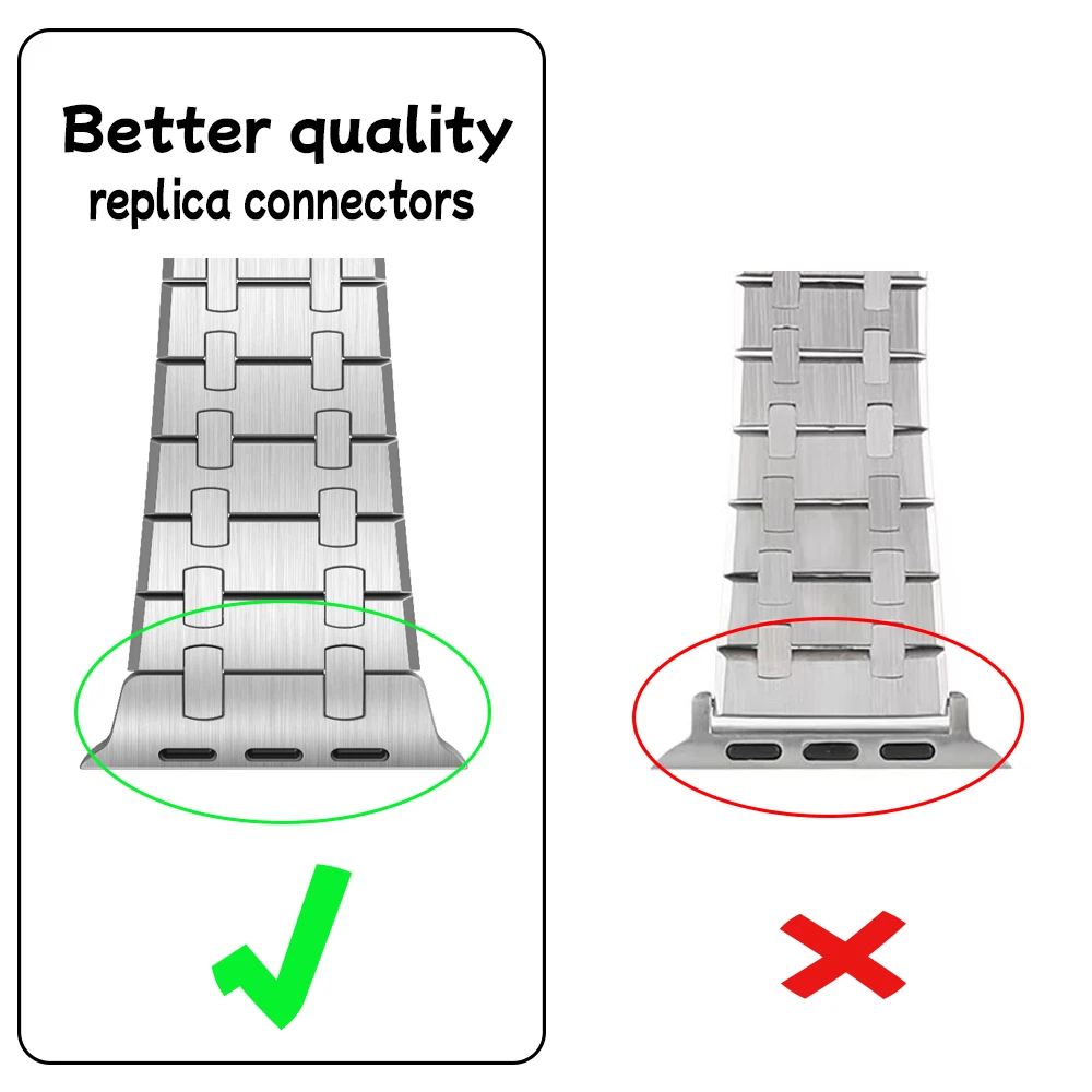 AP Stainless Steel strap For Apple Watch Ultra 8 7 6 se 5 4 3 band Metal correa Bracelet Wristband for 49mm 45mm 44/41mm 40 38MM