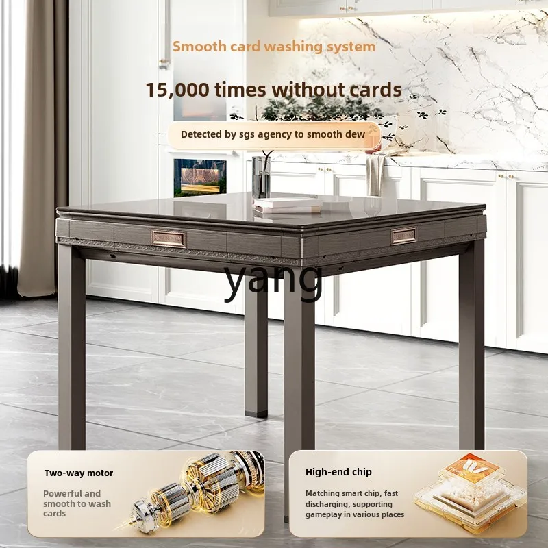 Xyy новая китайская машина для маджонга автоматический обеденный стол двойного