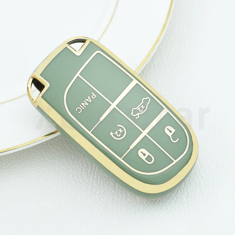 ТПУ чехол для автомобильного ключа дистанционный брелок автомобильный JEEP Dodge JCUV