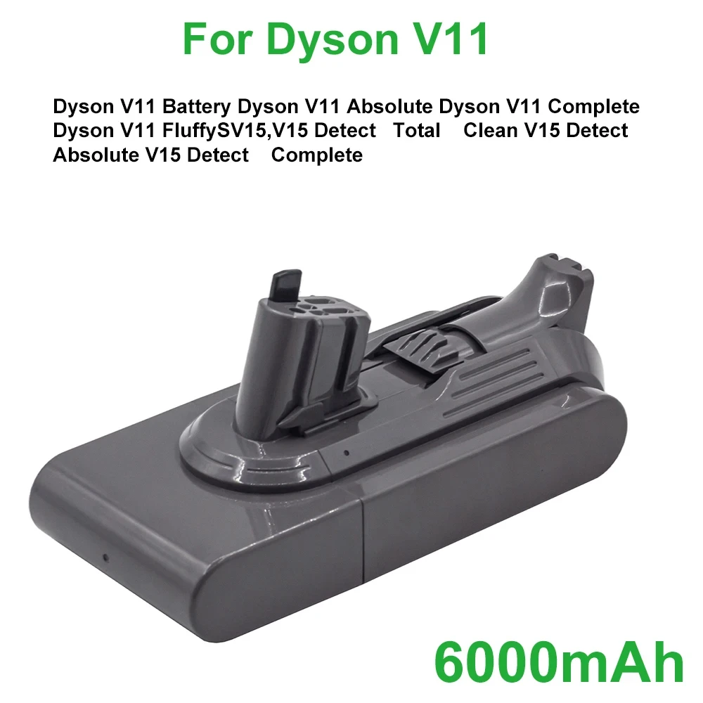 Литиевая аккумуляторная батарея для пылесосов Dyson V11 25 2 в 6000 мАч