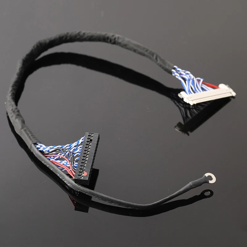 FIX-30-S8 250MM Universal LVDS Cable For 17''-24'' LCD Controller Panel Monitor Car Electric Accessories Автомобильные