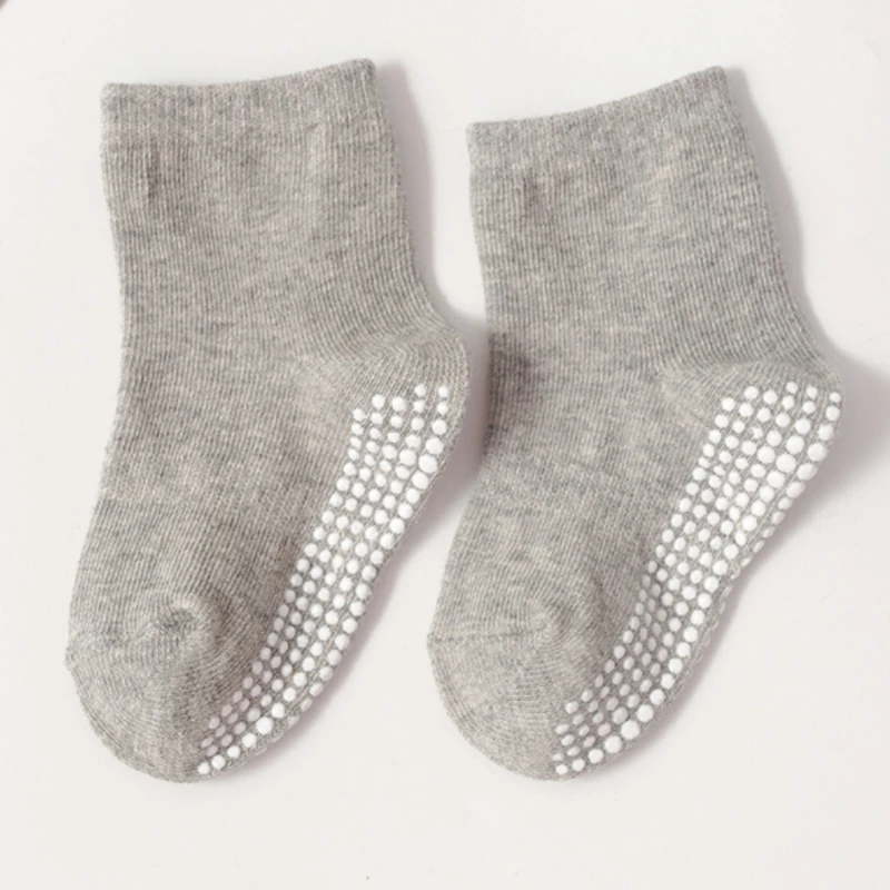 

1Pairs/Lot Baby Socks Fashion anti-slip Baby Ankle Socks With Non Skid Soles Unisex Anti Skid Baby Sock For Girls And Boys