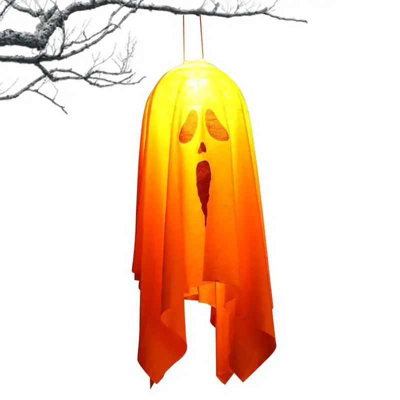 

Привидения на Хэллоуин, ветрозащитные носки, наружный декор, светящиеся летающие ветрозащитные носки, призраки, подвески, наружный декор, украшения на Хэллоуин для дерева