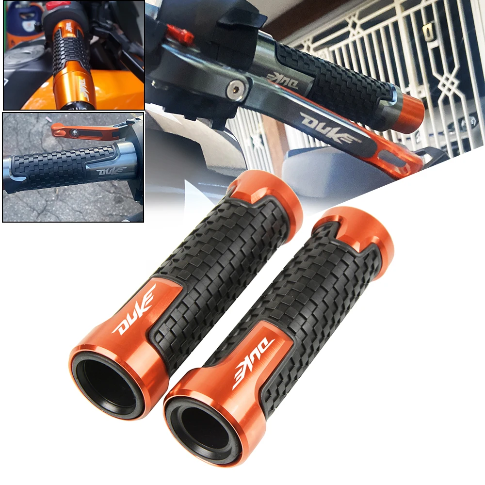 

Motorcycle CNC Aluminum Rubber Gel 22mm Handle Bar Grip Hand Grips For DUKE 125 250 150 390 200 690 790 SX XC 2017 2018 2019