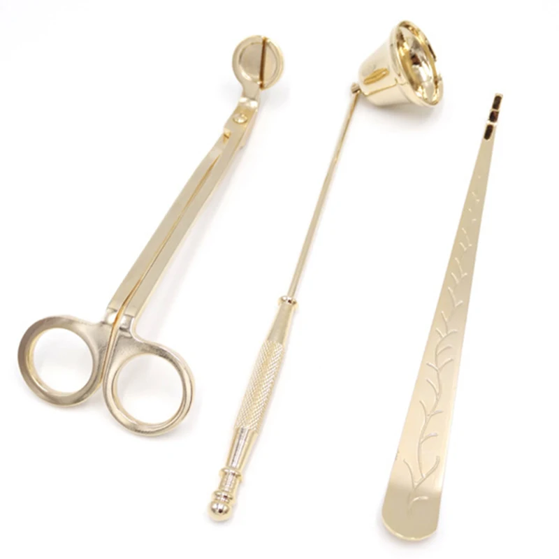 

Black Candle Suppressor One-piece Tool Domestic Aromatherapy Candle Scissors Candle Suppressor Hook Tray Candle Tool Clippers