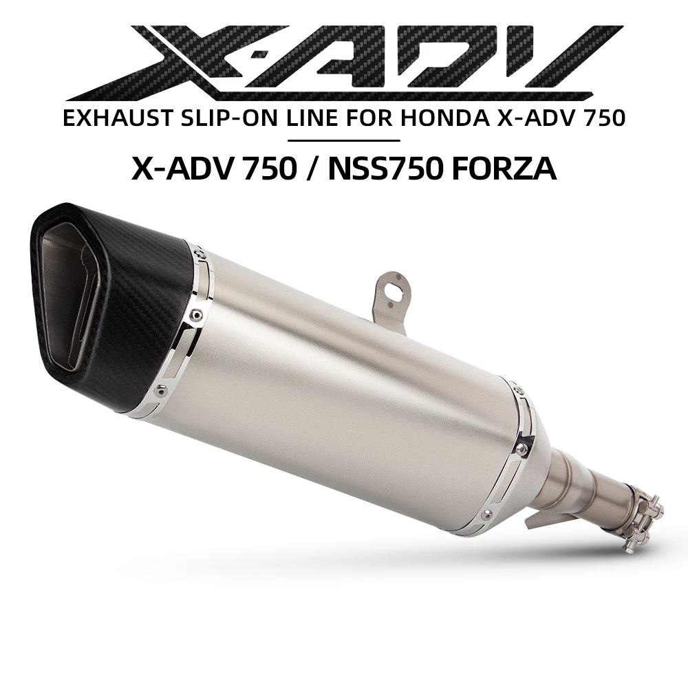 Надевается для HONDA ADV750 X-ADV 750 NSS750 Forza750 выхлопная система мотоцикла