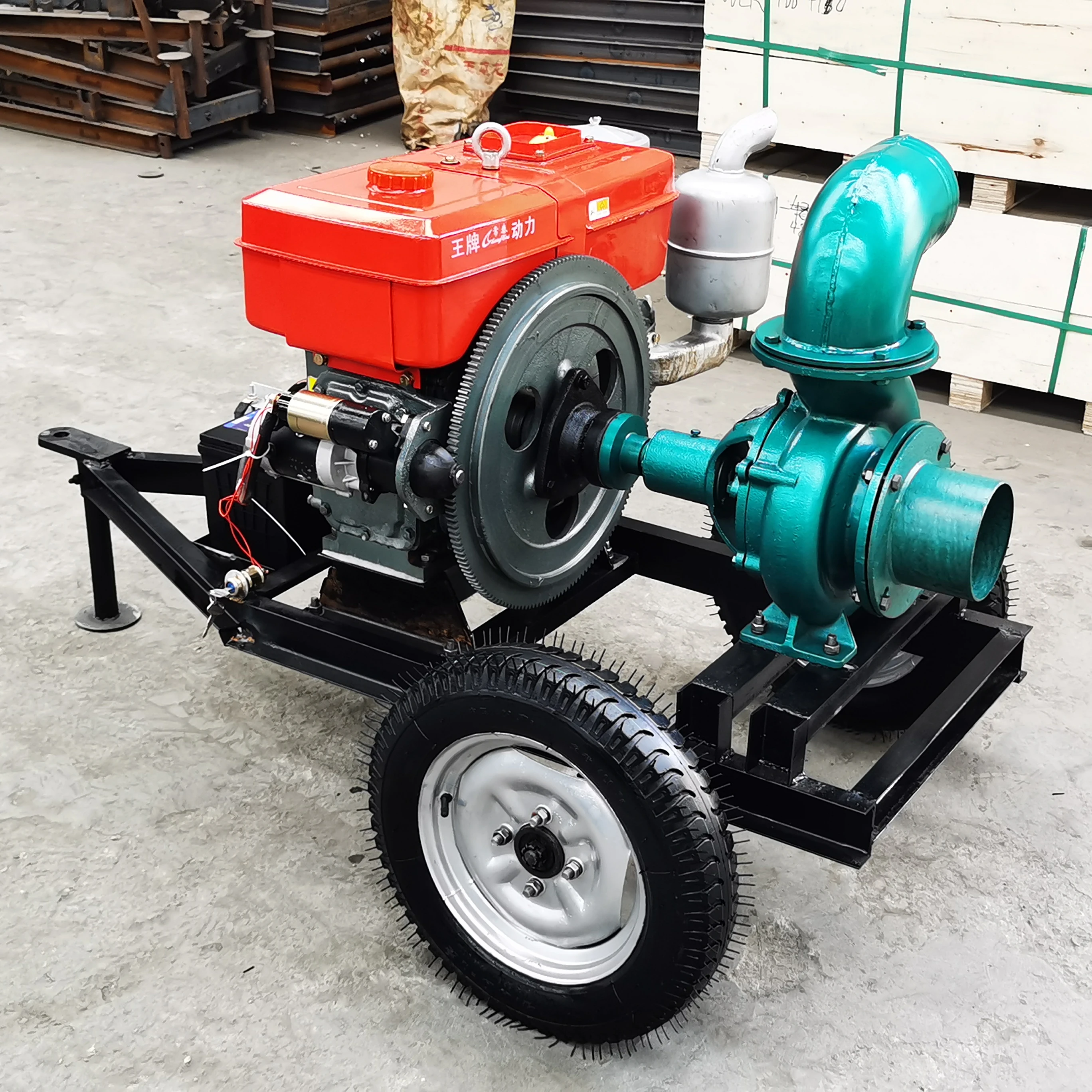 

6 inch big flow diesel irrigation agricultural water pump