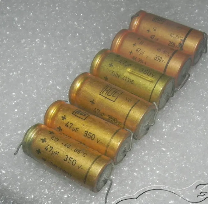 

2 шт./лот 385v47UF 350V47uf осевой фильтр электролитический конденсатор разгрузчик б/у
