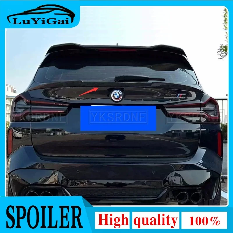 

Высококачественный задний спойлер из углеродного волокна и ФАП черного цвета для BMW X3 G01, чехол для багажника, Стайлинг автомобиля