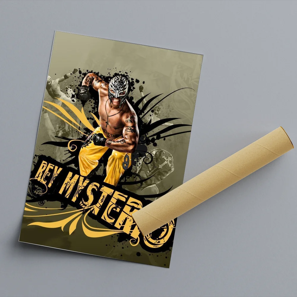 Настенная наклейка-плакат Легендарный wrestler Rey Misterio Sr
