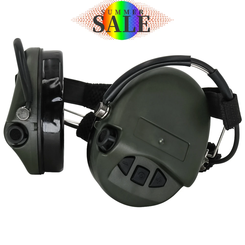 Orejeras de Gel TCI SORDIN Airsoft, auriculares tácticos con cancelación de ruido, sin micrófono, Tci Liberator II