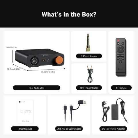 Fosi Audio ZH3 Усилитель для наушников