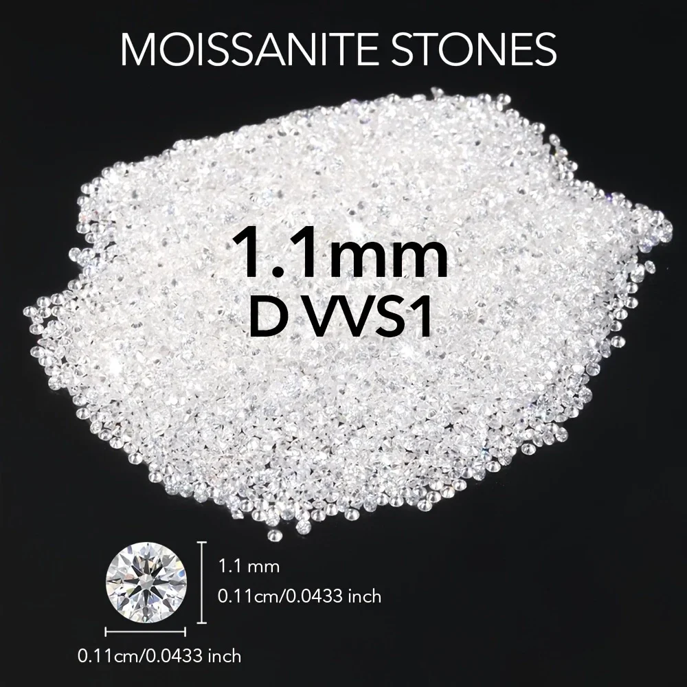 

GRA оптовая продажа, размер, цена 0,8 ~ 6,5 мм, D E F, цвет круглой огранки, выращенный в лаборатории муассанит, камень, положительный результат теста