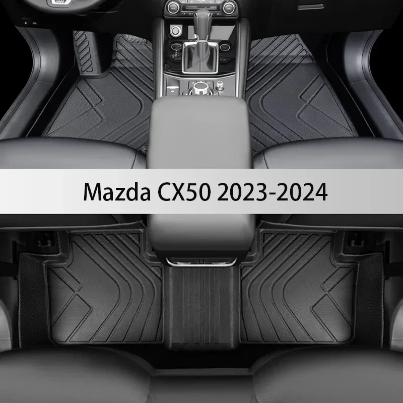 

Автомобильные коврики TPE на заказ для Mazda CX50 2023 2024, водонепроницаемый ковер, автомобильные аксессуары для интерьера