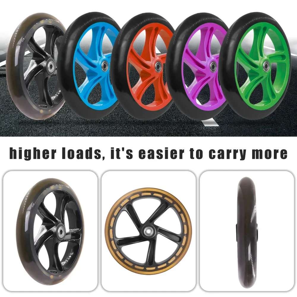 Универсальные колеса из искусственного материала 200 мм износостойкая шина для