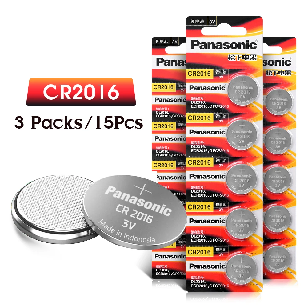 

Panasonic Top Quality Lithium Battery 5-100PCS 3V Li-ion cr2016 Button Battery Watch Coin Batteries cr 2016 DL2016 ECR2016 GPCR