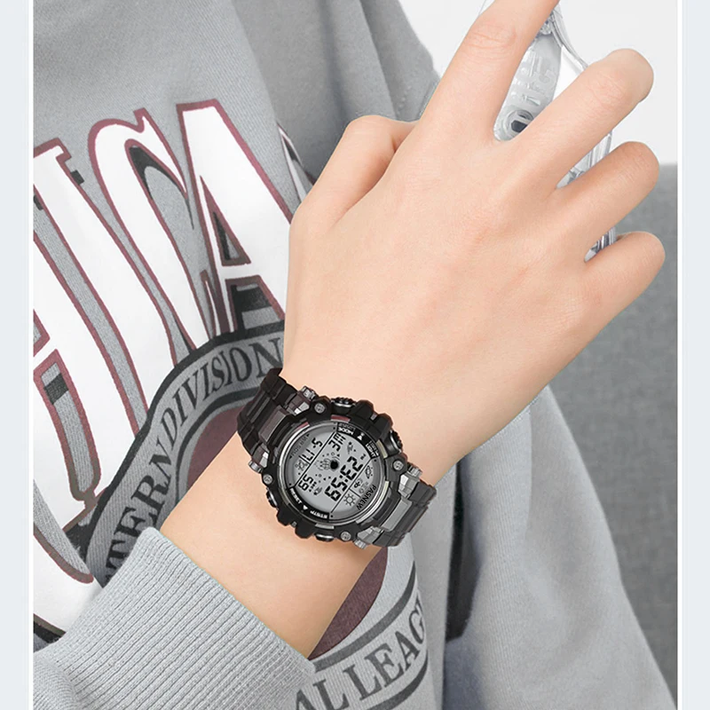 Waterproof Women Watch Digital Mutifunction Fashion Girl Outing Training Led Wristwatch Lady Sport  Electronic Wrist Hand Clock