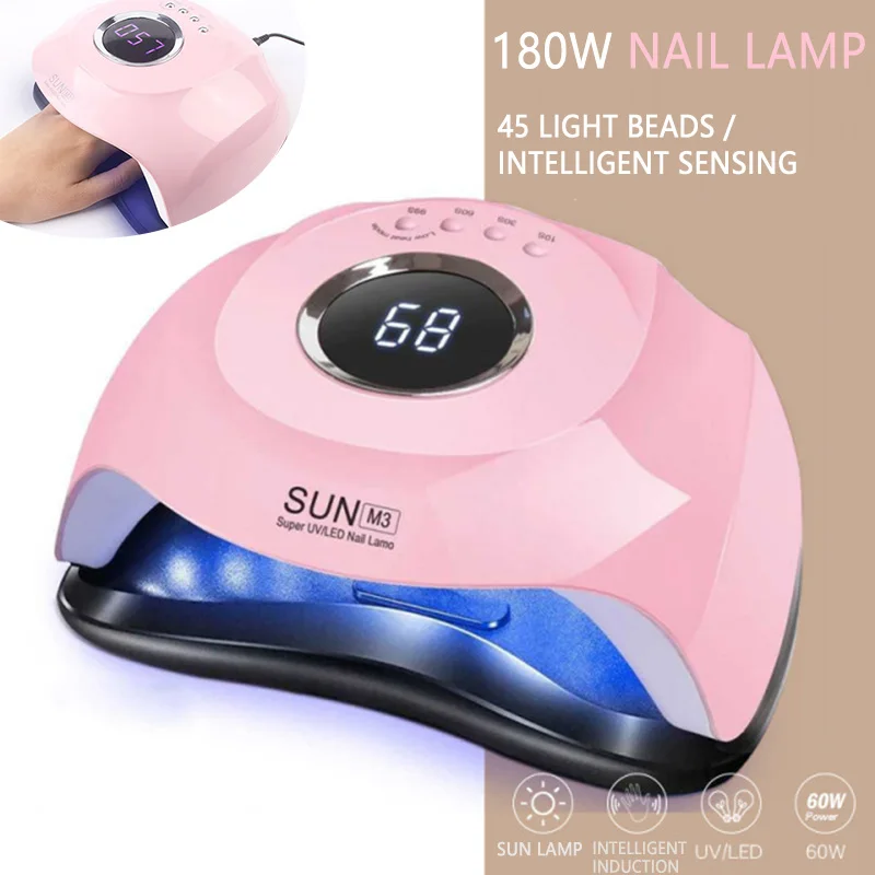 

LED Nail Lamp Powered by USB Cable Portable Gel Nail Dryer Professional Nail Art LED Nail Lamp Nail Art Tool Useful Nail Dryers