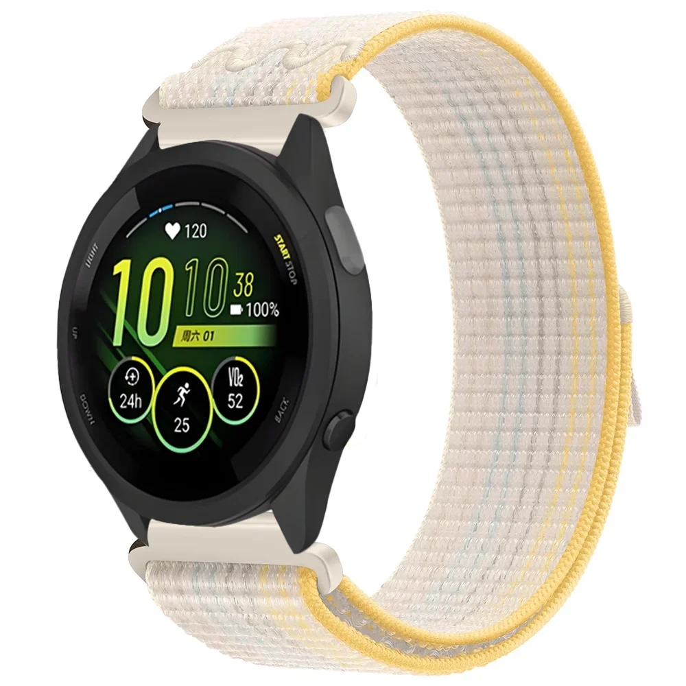 Фото Нейлоновый тканевый ремешок 20 мм 22 мм для Garmin Forerunner 965 265 165 55 255 955, спортивный браслет, браслет Garmin Active 5/Vivoactive 5, ремень №5