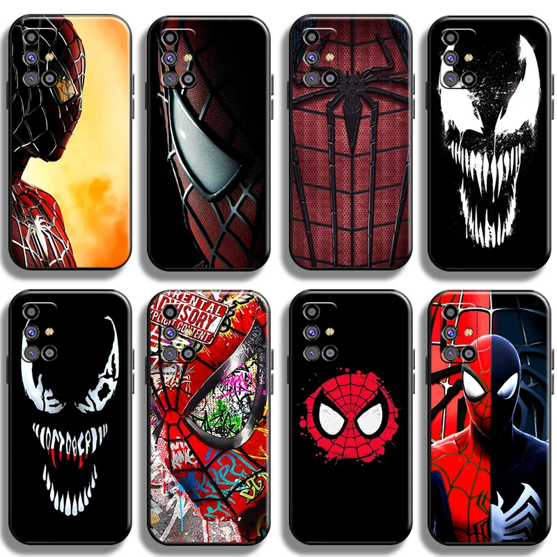 

Venom Spiderman Phone Case For Samsung Galaxy M31 M31S TPU Shell Cover Coque Black Funda Back Carcasa Cases Soft