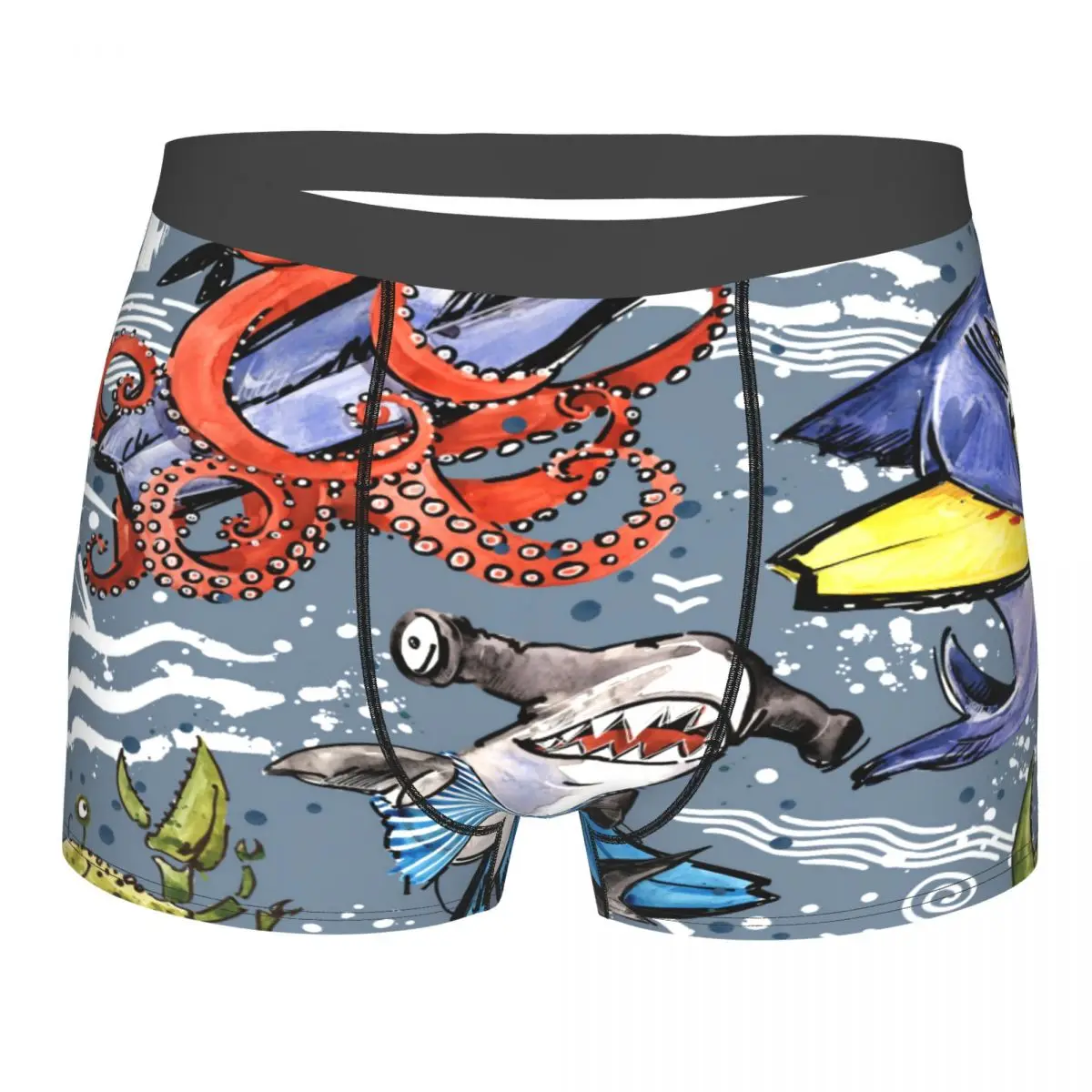 

Boxer Men Underwear Male Panties Ocean Octopus Shark Surfing Shorts Boxer Comfortable Shorts Homme