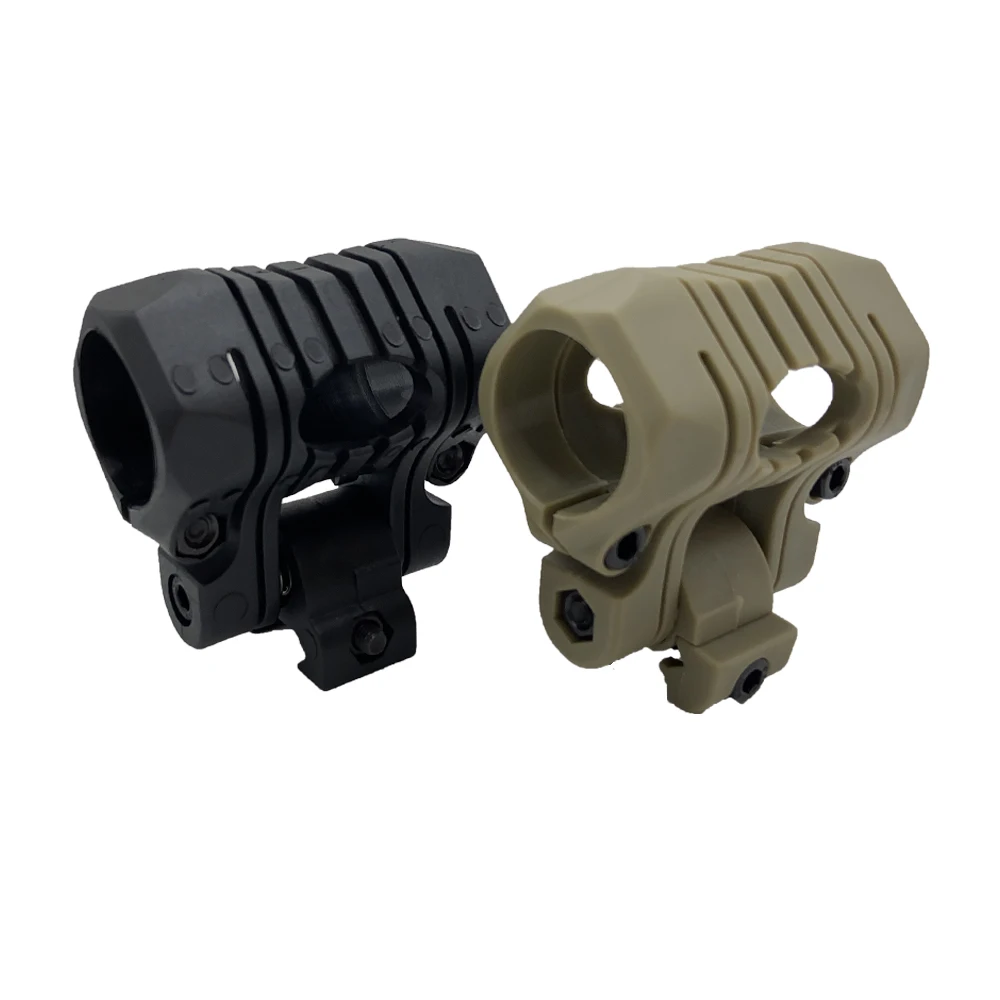 

Tactical Helmet Flashlight Holder Mount Bracket Flashlight Holder Clamp Clip Mount Accessory Fit Fast Mich Helmet ARC Rail