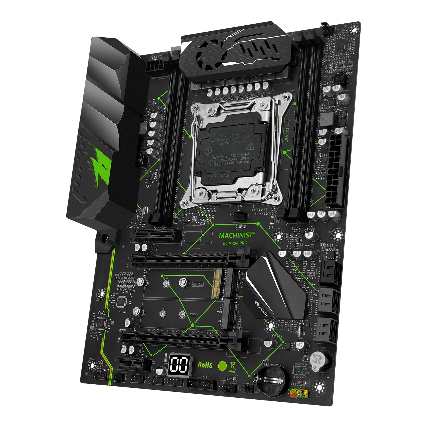 MACHINIST MR9A PRO X99 материнская плата LGA 2011-3 с комплектом Xeon E5 2650 V4 ЦПУ 16 ГБ = 2x8 DDR4 2666 МГц