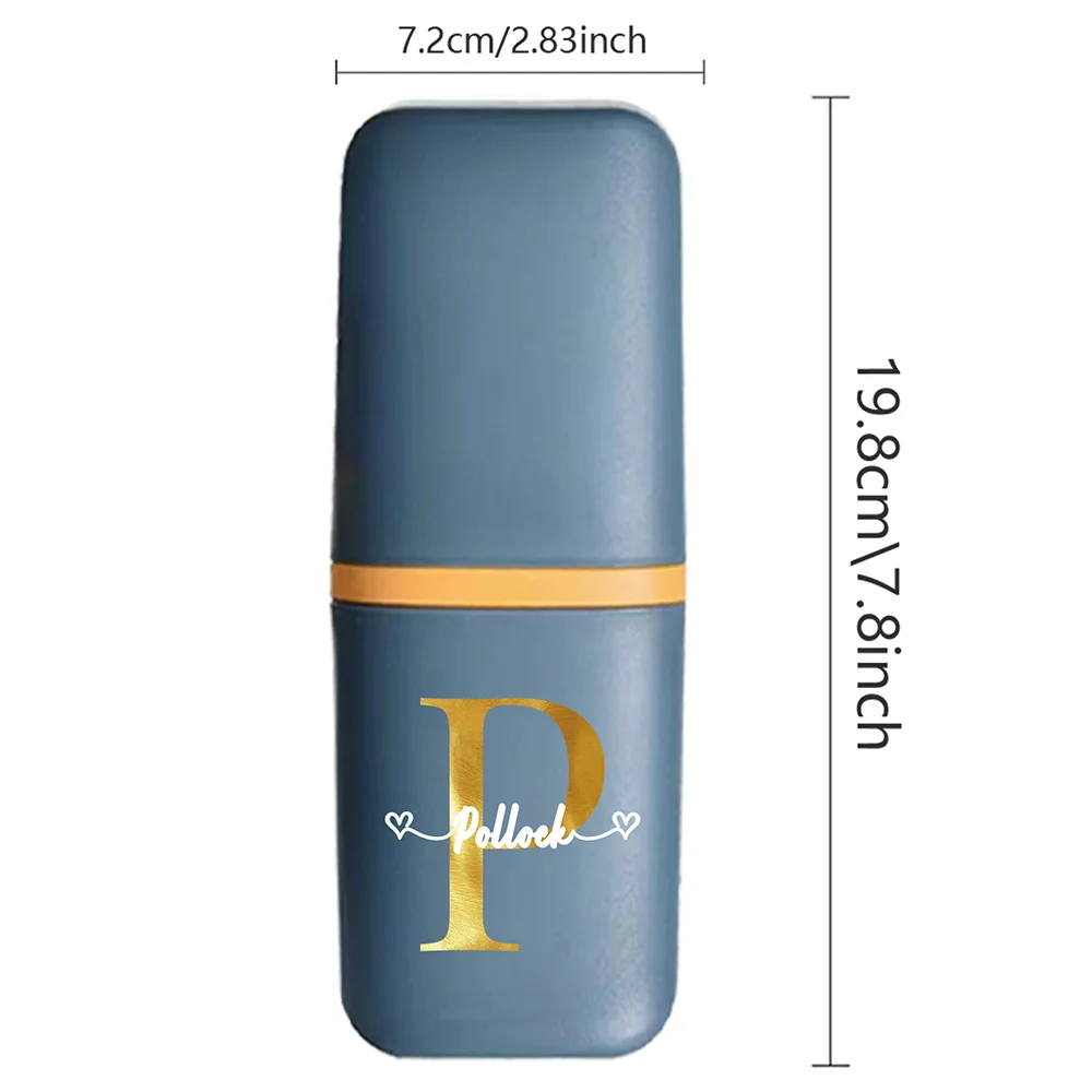 Indywidualna nazwa Pudełko na szczoteczki do zębów Organizer z odłączanym kubkiem płukania ust Przenośny grzebień pasty Etui przechowywania