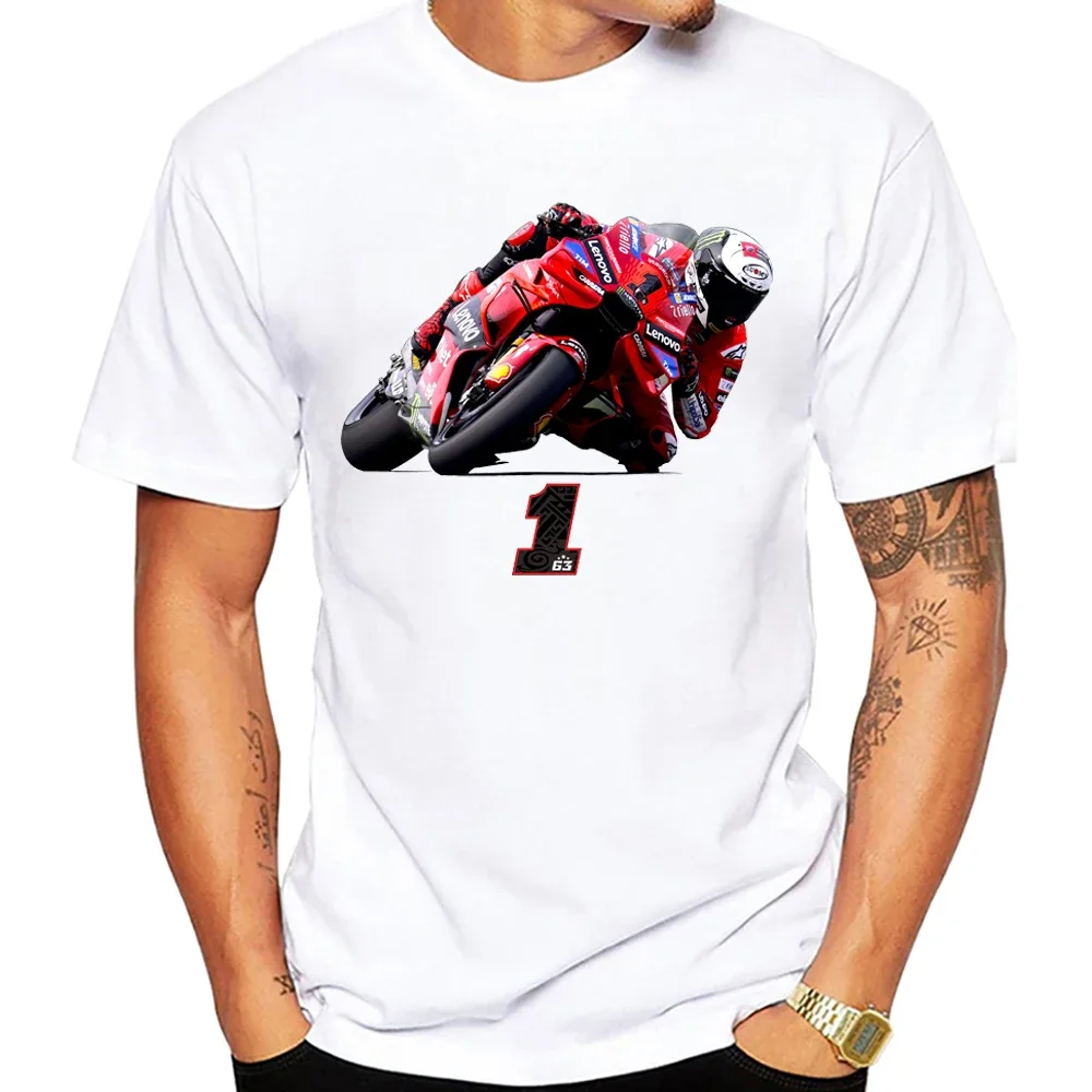 63 3 звезды Франческо пекко Bagnaia GP Race Pecco 1 футболка для верховой езды хип-хоп