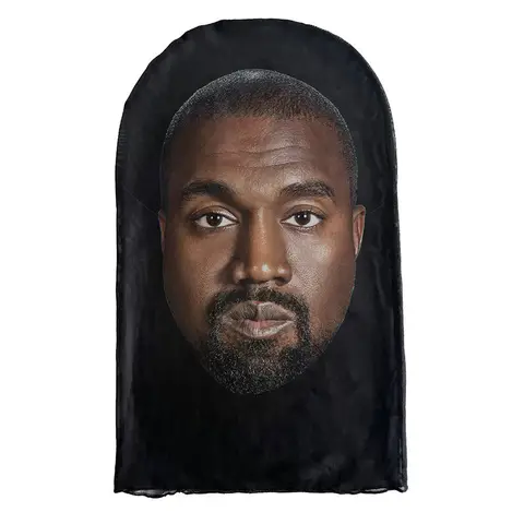 Маска Kanye с 3D принтом для мужчин и женщин