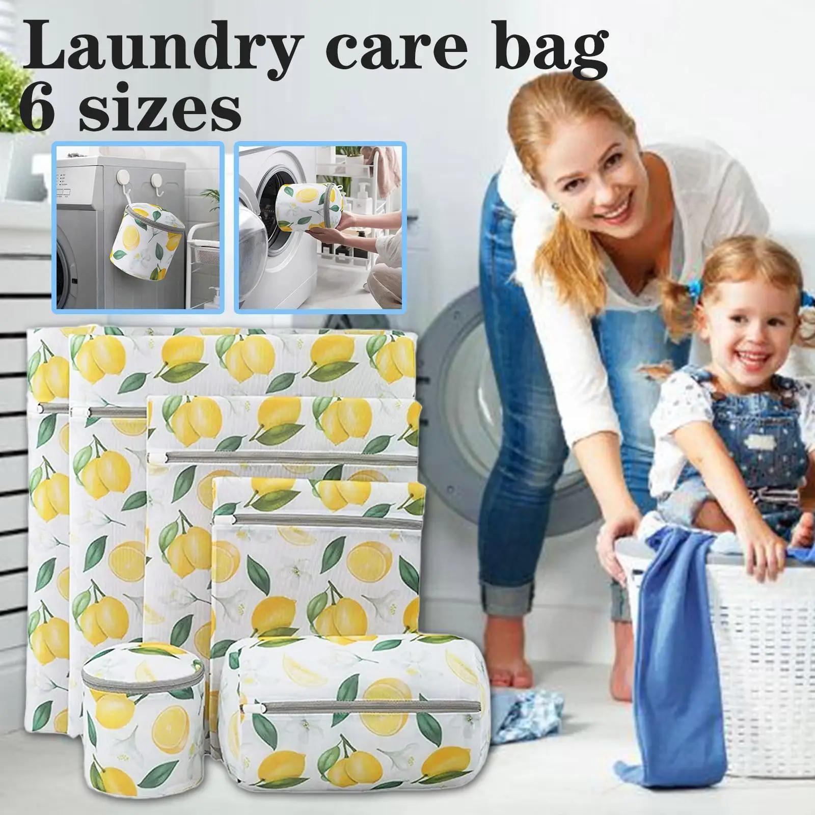 

Мешок для стирки белья N6l9, плотная Сетчатая Сумка с принтом, 50 х60, для машинной стирки, уход за бюстгальтером с защитой от намотки