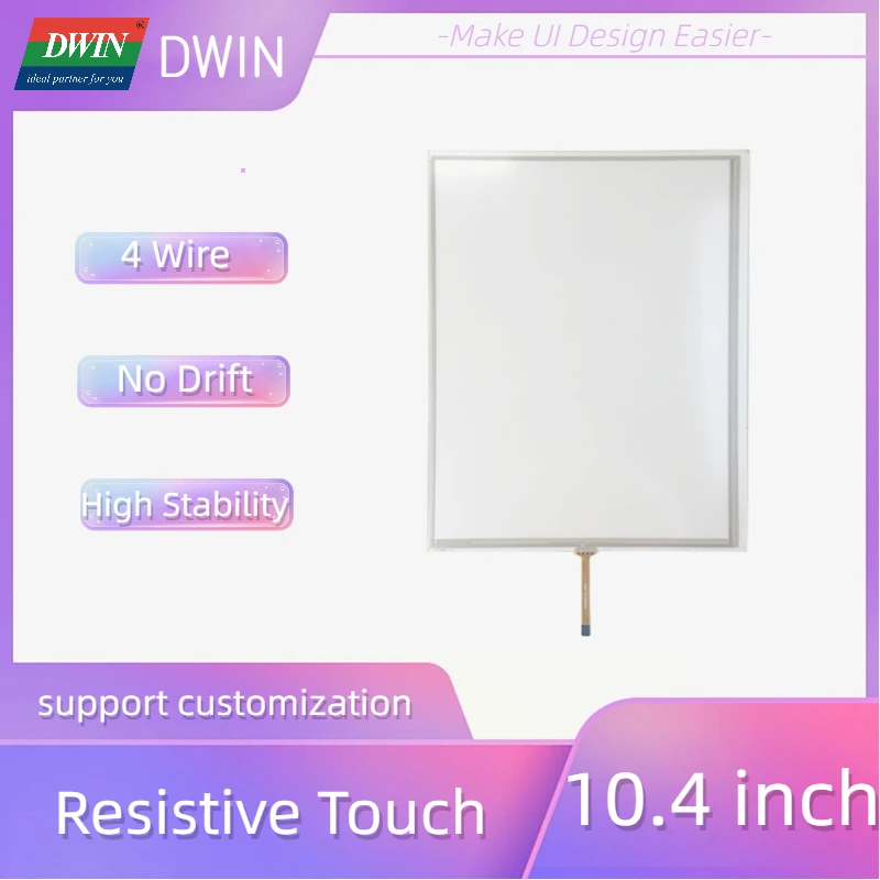 

DWIN 10.4 Inch Four Wire Resistive Touch Panel