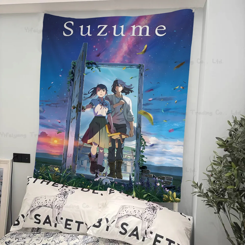 Suzume No To Jimari большой настенный гобелен с принтом дешевый в стиле хиппи богемный