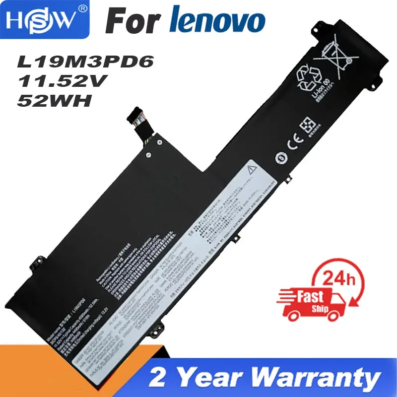 Новый аккумулятор L19M3PD6 L19C3PD6 11 52 V 52.5WH для ноутбука Lenovo Ideapad Flex 5-14IIL05 5-14ITL05 5-14ARE05