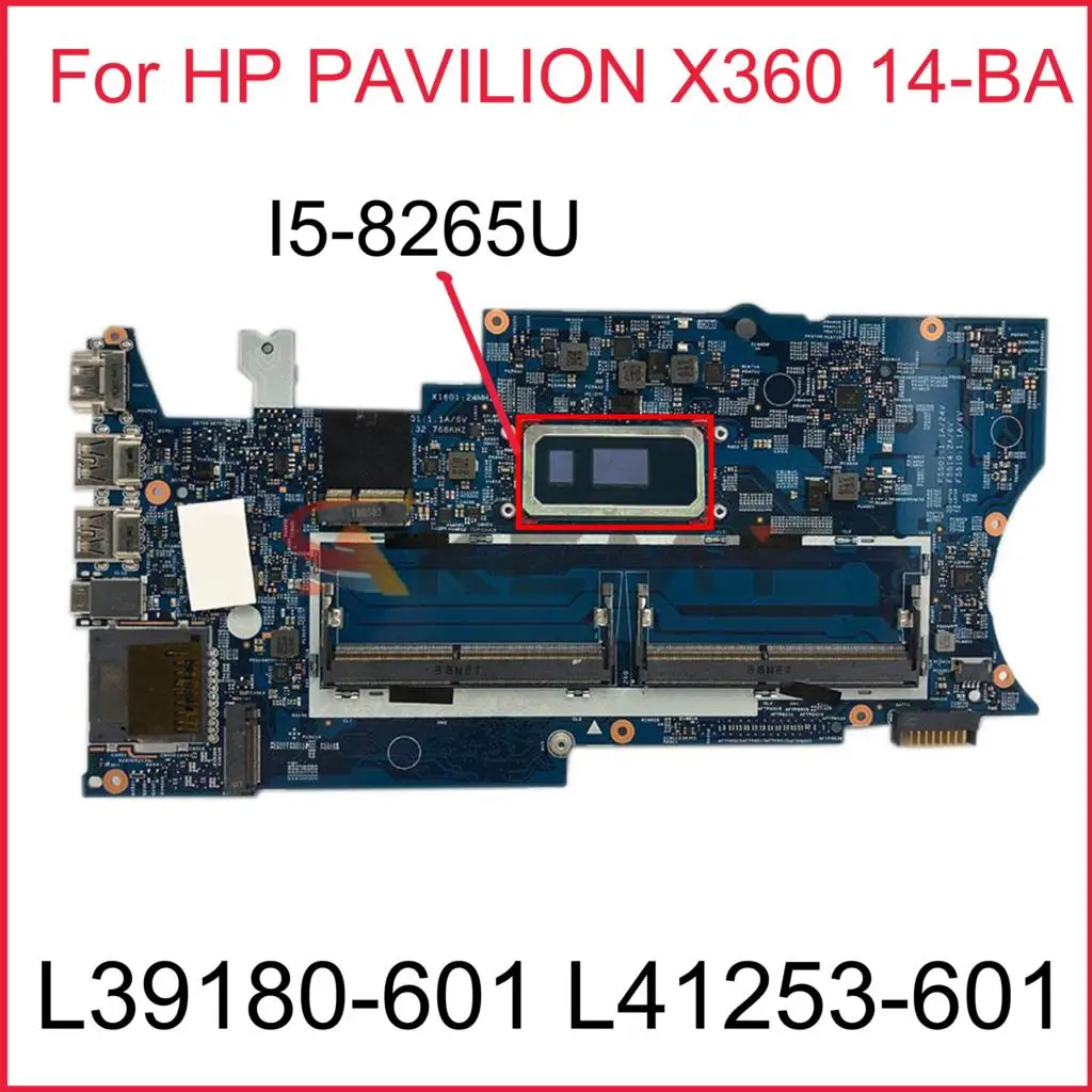 

L39180-601 для HP X360 14M 14-BA253CL 14-ba материнская плата для ноутбука 18755-1 448.0C212.0011 с фотографией 100% полностью протестирована