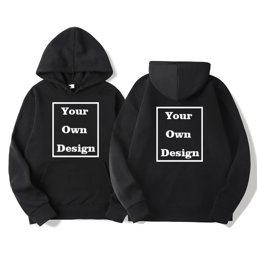 

DIY Spring and Autumn Men Woman Hoodies Tracksuit Design Yourself LOGO Print Pullover Customize Clothes Sweatshirts