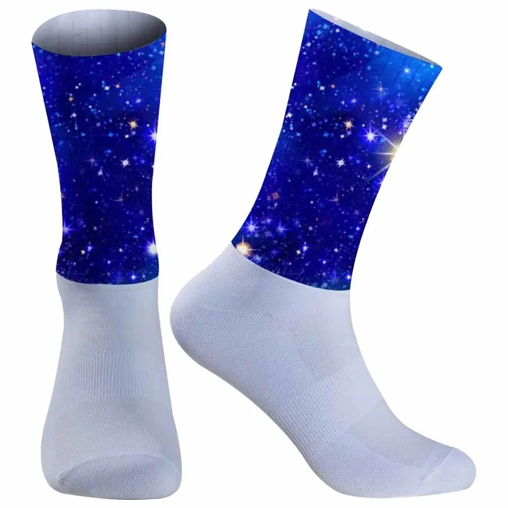 Летние крутые дышащие носки нескользящие силиконовые профессиональные гоночные