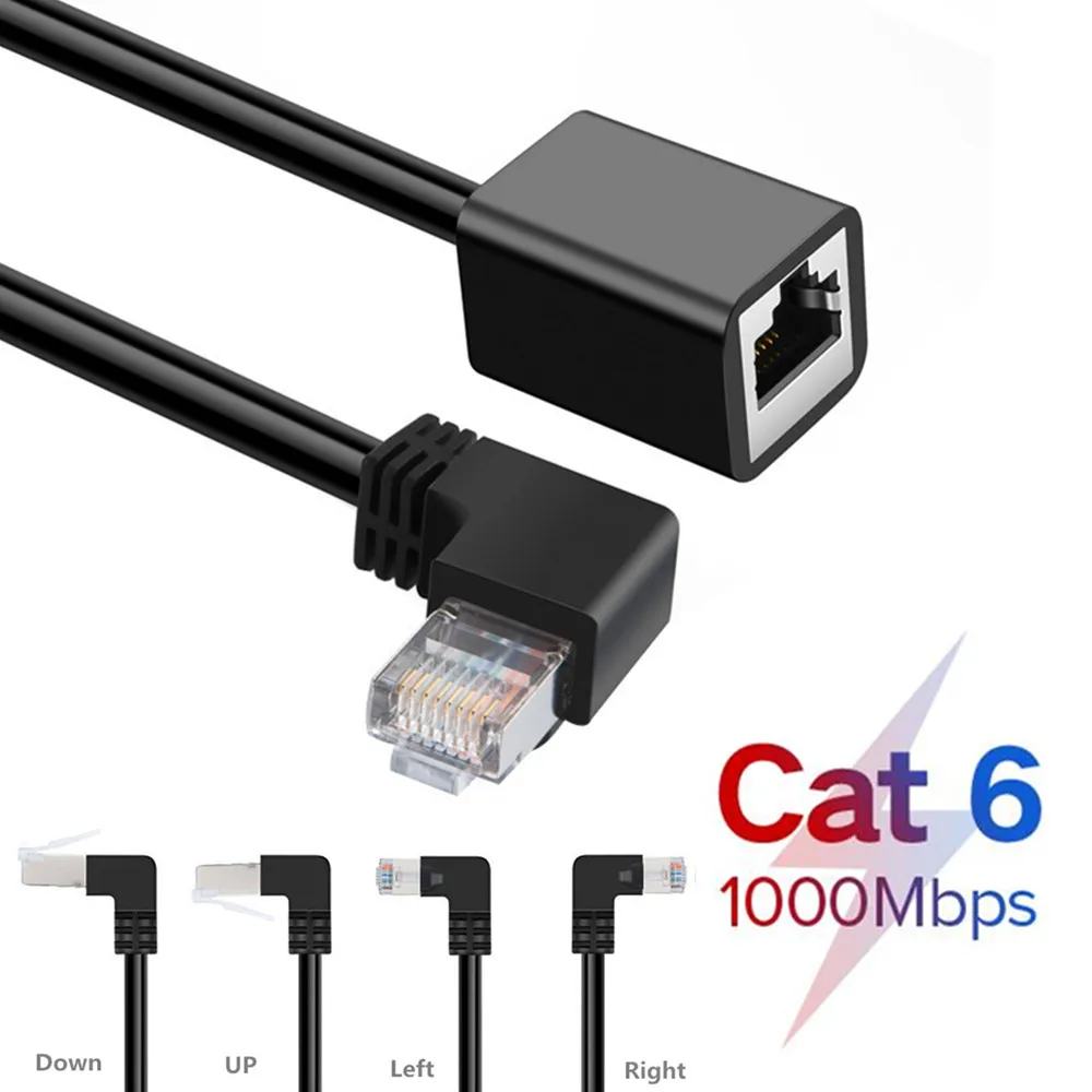 

B3363 RJ45 Kat 6 Ethernet verlengкабель Rj45 Cat6 Ethernet Lan Сетевой кабель Man-vrouw адаптер для ПК ноутбука 0,5 м 2 м 3 м