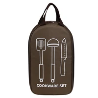 cutlery storage bag camping cookware bag large capacity outdoor storage bag camping utensils bag cookware bag durable new
