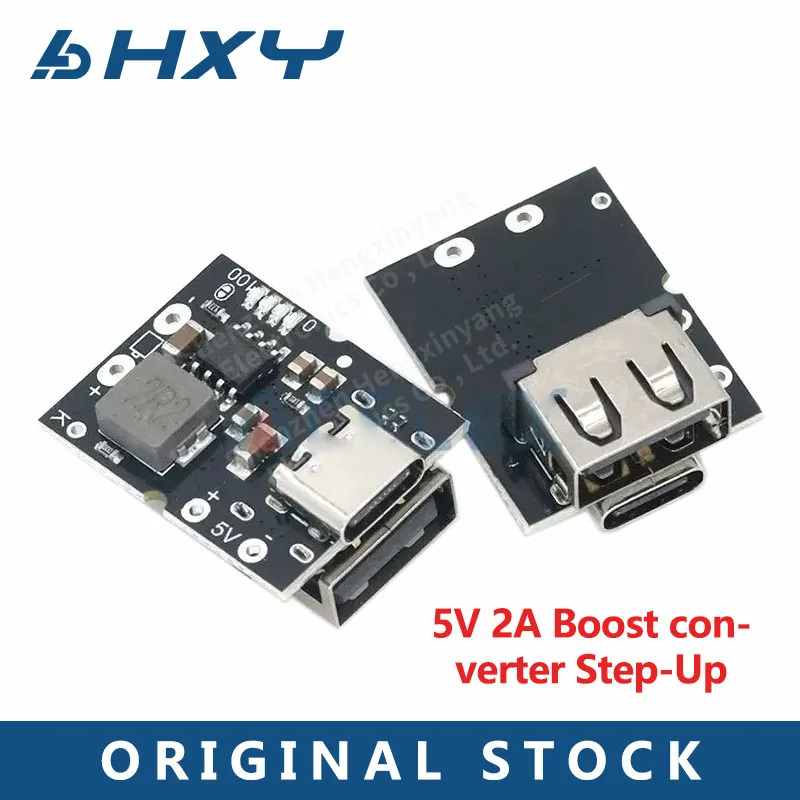 Тип-C USB 5V 2A повышающий преобразователь модуль питания литиевая батарея плата