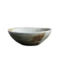 handmade stoneware small bowl japanese small saucer retro small soup bowl porringer rice bowl dessert bowl