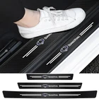 4 шт., наклейки для защиты порога двери автомобиля от царапин для SsangYong Actyon Korando Rexton Kyron Rodius Tivoli Musso