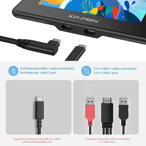 XP-PEN Artist 10 (2nd Gen) X3 умный чип, цифровой графический планшет для рисования с экраном