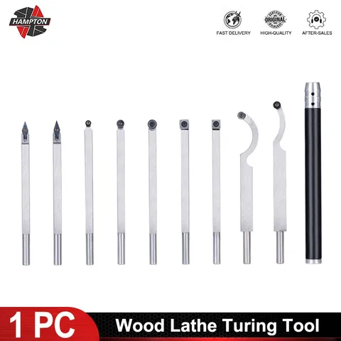 Hampton Woodturning Tool Ferramenta de carboneto Inserir cortador de cisne de pescoço de madeira cinzel para torno de madeira ferramenta de torneamento de madeira ferramentas de torneamento de madeira